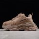 Balenciag* Triple S Sneaker 'Allover Logo - Dark Beige'