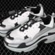Balenciag* Triple S Sneaker 'Grey Silver'