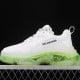 Balenciag* Triple S Sneaker 'Clear Sole - White Fluo Yellow'