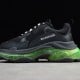 Balenciag* Wmns Triple S 'Black Yellow Fluo'