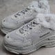 Balenciag* Triple S Sneaker 'Faux Fur - Grey' Balenciag* Triple S Sneaker 'Faux Fur - Grey'