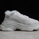 Balenciag* Triple S Sneaker 'Faux Fur - Grey' Balenciag* Triple S Sneaker 'Faux Fur - Grey'