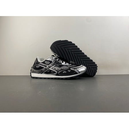 Botteg* Venet* Orbit Sneaker 'Black Silver' Botteg* Venet* Orbit Sneaker 'Black Silver'