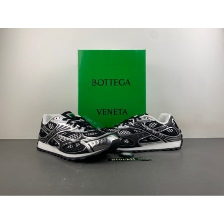 Botteg* Venet* Orbit Sneaker 'Black Silver' Botteg* Venet* Orbit Sneaker 'Black Silver'