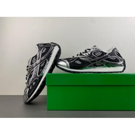 Botteg* Venet* Orbit Sneaker 'Black Silver' Botteg* Venet* Orbit Sneaker 'Black Silver'