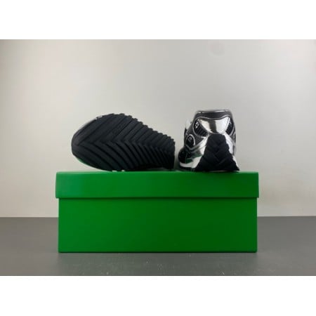 Botteg* Venet* Orbit Sneaker 'Black Silver' Botteg* Venet* Orbit Sneaker 'Black Silver'