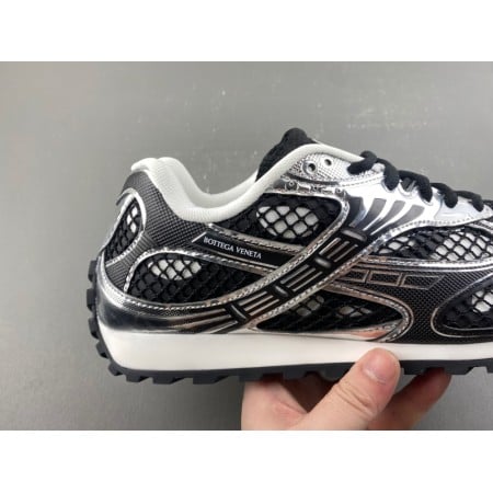 Botteg* Venet* Orbit Sneaker 'Black Silver' Botteg* Venet* Orbit Sneaker 'Black Silver'