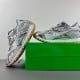 Botteg* Venet* Orbit Sneaker 'White Silver' Botteg* Venet* Orbit Sneaker 'White Silver'