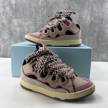 Lanvin Curb Sneakers 'Pink Black'
