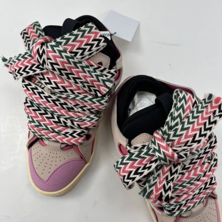 Lanvin Curb Sneakers 'Pink Black'