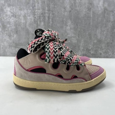 Lanvin Curb Sneakers 'Pink Black'