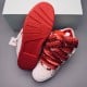 Lanvin Curb Sneakers 'White Red'