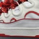 Lanvin Curb Sneakers 'White Red'