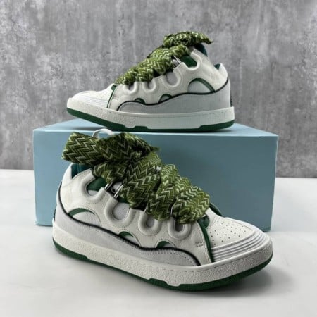 Lanvin Curb Sneakers 'White Khaki' Lanvin Curb Sneakers 'White Khaki'