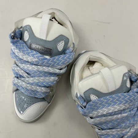 Lanvin Curb Sneakers 'White Light Blue'