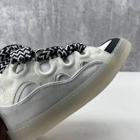 Lanvin Curb Sneakers 'White Transparent'