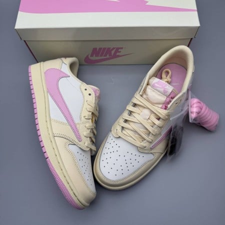 Travis Scott x Air Jordan 1 Retro Low OG 'Shy Pink'